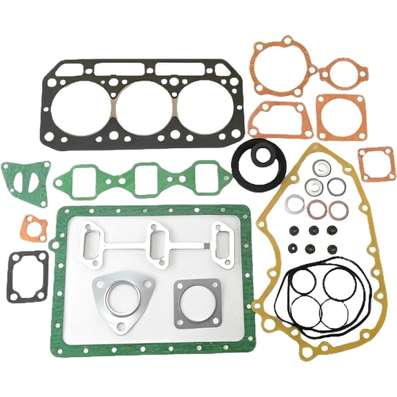 3D84-1 Full Head Gasket Set Kit For Yanmar 3D84-1 Engine 3T84 3T84HLEG1-S 3T84HLE-S 3T84HLT 3T84HL-HK Tractor Excavator 3T84HLE-TB 3T84HLE-TBS Engine 129350-01331 12935001331