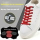 thumbnail image 2 of Cordones reflectantes sin cordones para zapatos, cordones planos para zapatillas de deporte, cordones elásticos sin lazos, cordones para zapatos rápidos para niños y adultos, cordones de goma China Gao Jinjia LED, 2 of 2