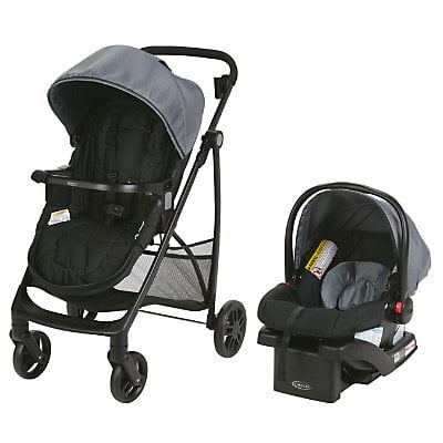 Graco Modes Essentials Travel System with SnugRide 30 Infant Car Seat, Tin