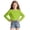 R49 Green, variant on Ruiwill Big Girls Tshirts Size 9-10 Years Winter Dailywear Stretchy Tops Crew Neck Long Sleeve Solid Color Girl Shirts Black