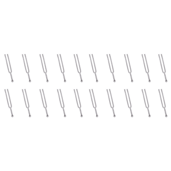 20X 440Hz A Tone Stainless Steel Tuning Fork Tuner Tunning Musical Instrument Gift