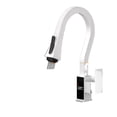 thumbnail image 1 of Digital Display Kitchen Faucet, Brushed 4 Functions Single Handle Pull Out Kitchen Sink Mixer Hot And Cold Water Taps ,Easy to Install, 1 of 7