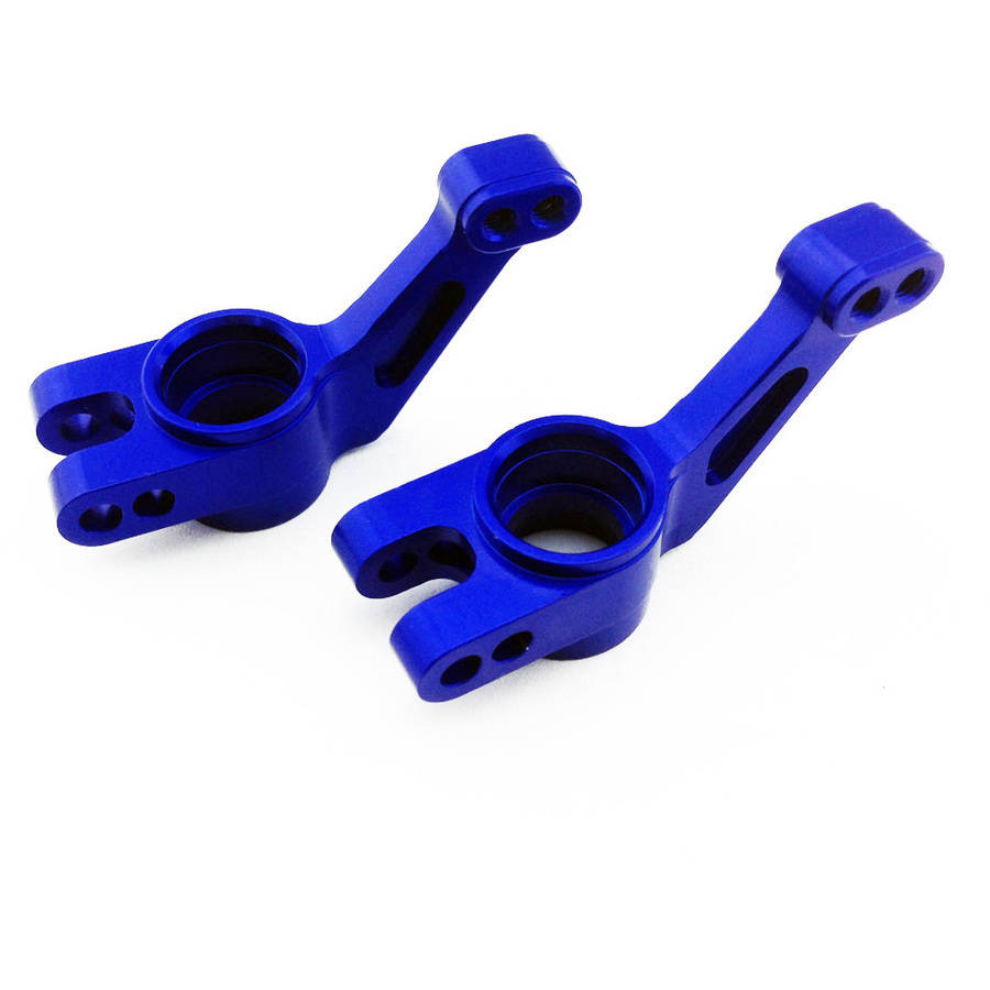 Atomik Alloy Rear Stub Axle Carrier Traxxas Slash 4X4, 110, Blue