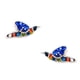 thumbnail image 4 of Juego de aretes y cadena ZVEZDA colibri plata mexicana ley .925 Multicolor, 4 of 5
