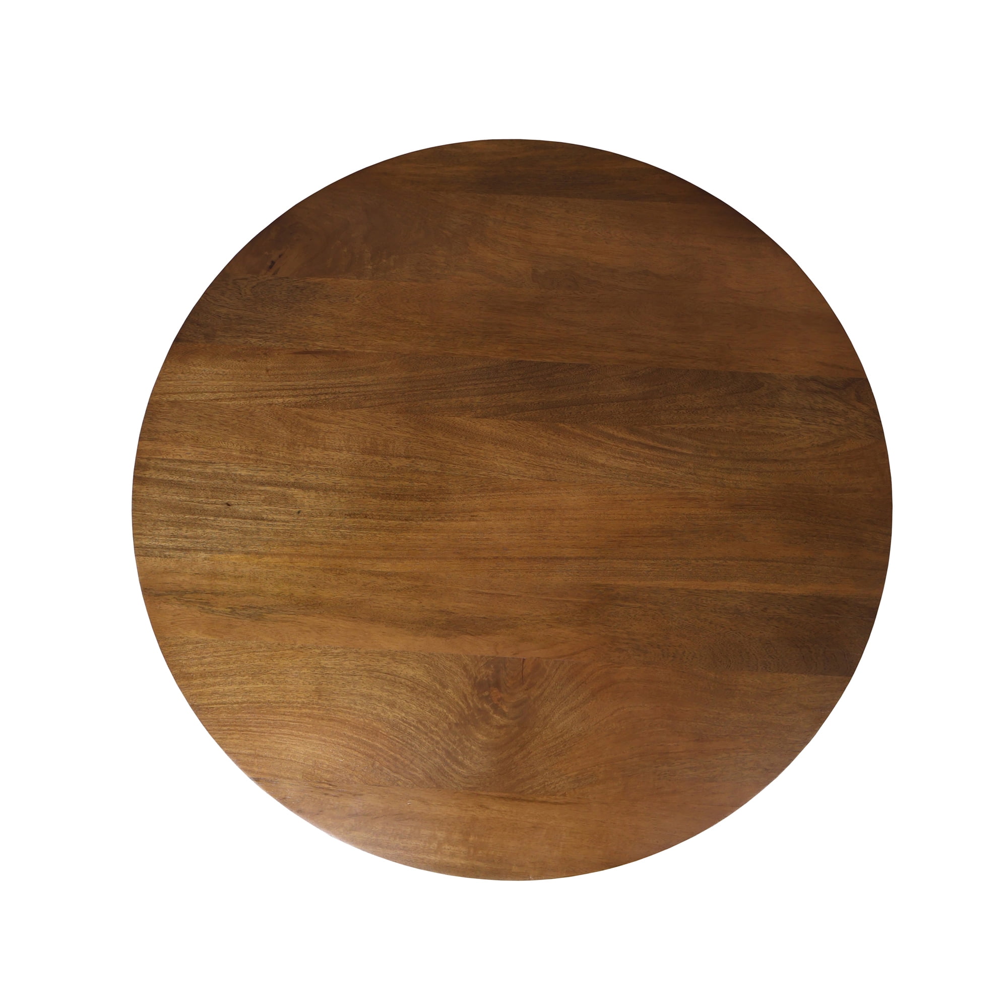 Ox Bay Diane Contemporary Chestnut Finish Round Wood Coffee Table