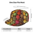 thumbnail image 6 of Gaeub Spices And Herbs Flat Bill Snapback Hats Baseball Caps with Adjustable for Running Workouts and Outdoor Activities, 6 of 9