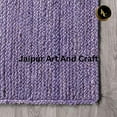 thumbnail image 4 of Jaipur Art And Craft Braided Reversible Indoor Carpet Runner Blue Jute Area Rug (2.6x8 Sq ft), 4 of 6