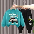 thumbnail image 2 of UAYOTSE Boys Small Medium Size Trendy Sweatshirt Suit 3 6 12 18 Months 2T 3T 4T 5T 6T Fit Long Sleeve Outfit Size 3-4 Years, 2 of 7