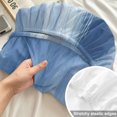 thumbnail image 4 of Twin XL Size Fitted Sheet Set - Navy Blue Grey 2 Piece Bedding Sets 16" Deep Pocket Fitted Sheet with 1 Pillowcases, Abstract Art Oil Painting Blue Ombre Brushed Microfiber Hotel Luxury Bed Sheets, 4 of 9