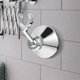 thumbnail image 2 of Metal Shower Head Holder Rotating Sprinkler Base Bathroom Shower Head Rack, 2 of 3