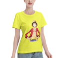 thumbnail image 2 of Women's Basic Short Sleeve T-Shirt One Piece Luffy, 2 of 6
