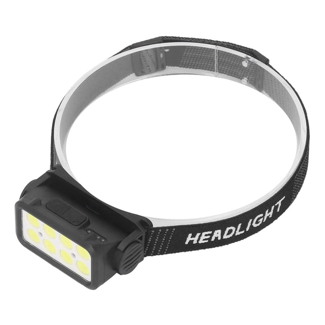 Linterna frontal COB impermeable, linterna frontal LED COB, linterna frontal COB de 5 LED, rendimiento finamente ajustado