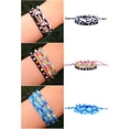thumbnail image 5 of Janrevotw Colorful Beads Bracelet Waterproof Wax Cord Braided Bracelet Set Of 3 Handmade Hand Rope Adjustable Teenagers Colorful Beads Bracelet, 5 of 7