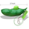 thumbnail image 3 of Fidget Toys, 3 PCS Pea Bean Llavero Juguete Presión Expulsada Divertida Diversión Descompresión Fresco brillar Electrónica, 3 of 5