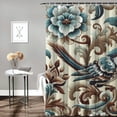 thumbnail image 2 of JEUXUS Boho Reversible Woven Hippie Home Bathtubs Bathroom Curtain Decoration White, 2 of 7