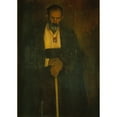 thumbnail image 2 of Ángel Zárraga 11x14 Black Ornate Wood Framed Double Matted Museum Art Print Titled: The Old Man with the Scapular, 2 of 5