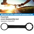 thumbnail image 3 of Herramienta de mantenimiento y desmontaje, llave de horquilla, llave para bicicletas, extractor de doble cabezal esencial para amantes de la parte delantera, 3 of 6