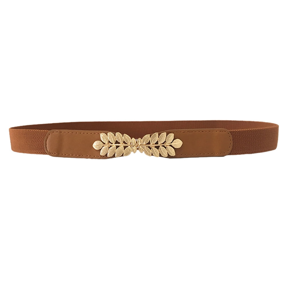 Tan elasticated waist belt Clearance