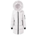 thumbnail image 2 of LSLJS Puffer Jacket Womens Winter Fleece Zip up Coats Casual Fashion Solid Color Quilted Jackets with Hooded Fall Winter Outfits, S-2XL, 2 of 3