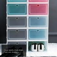 thumbnail image 2 of 6Pcs Transparent Creative Shoes Case Plastic Drawer-Type Shoes Container, 2 of 8