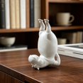 thumbnail image 2 of Mosey Hippopotamus Bookends Funny Book Organizers Clumsy Hippo Bookends Heavy Resin Bookend Holders Notebook Stand for Farmhouse Modern Decor Fun for Book, 2 of 8