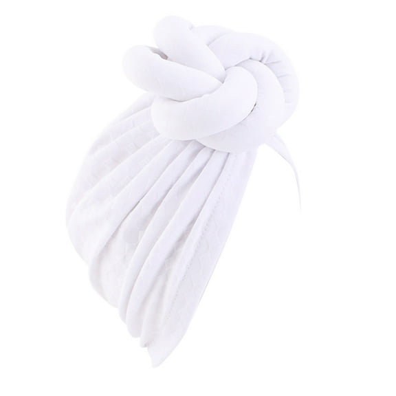 NAZISHW Hair Wrap for Women Solid Color Stretch Head Scarf Hat Cap Hair Scarf Breathable Lightweight Turban Head Wrap Turban Hats Headwear (White,One Size)
