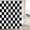 Black White, variant on Retro Checkerboard Shower Curtain Purple White Checkered Boho Modern Cute Aesthetic Plaid Chic Geometric Minimalist Simple Vintage Bathroom Curtain with Hooks