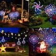 thumbnail image 2 of 8pcs 60 LED 8IN1 Solar Firework Lights Outdoor Total 480 LED Landscape Lights for Garden Party Decor, 2 of 8