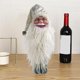 thumbnail image 5 of Funda navideña para botella de vino, bonita funda para botella con cabeza de Papá Noel, decoración creativa para fiesta de Navidad, 5 of 5