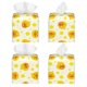 thumbnail image 2 of Fotbe Ducky Cartoon Porta Pañuelos Decorativo de Cuero, Caja Cuadrada Moderna para Pañuelos Faciales, Organizador y Dispensador 5x5x5'', 2 of 7