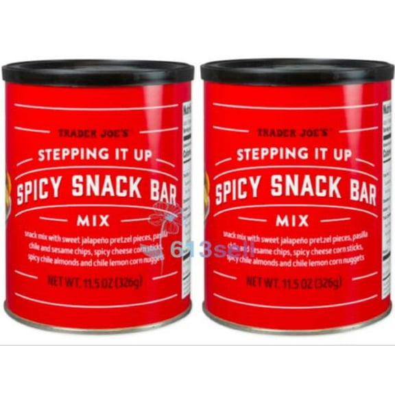 2 Packs Trader Joes Stepping Up Spicy Snack Bar Mix (11.5 oz) Each Pack