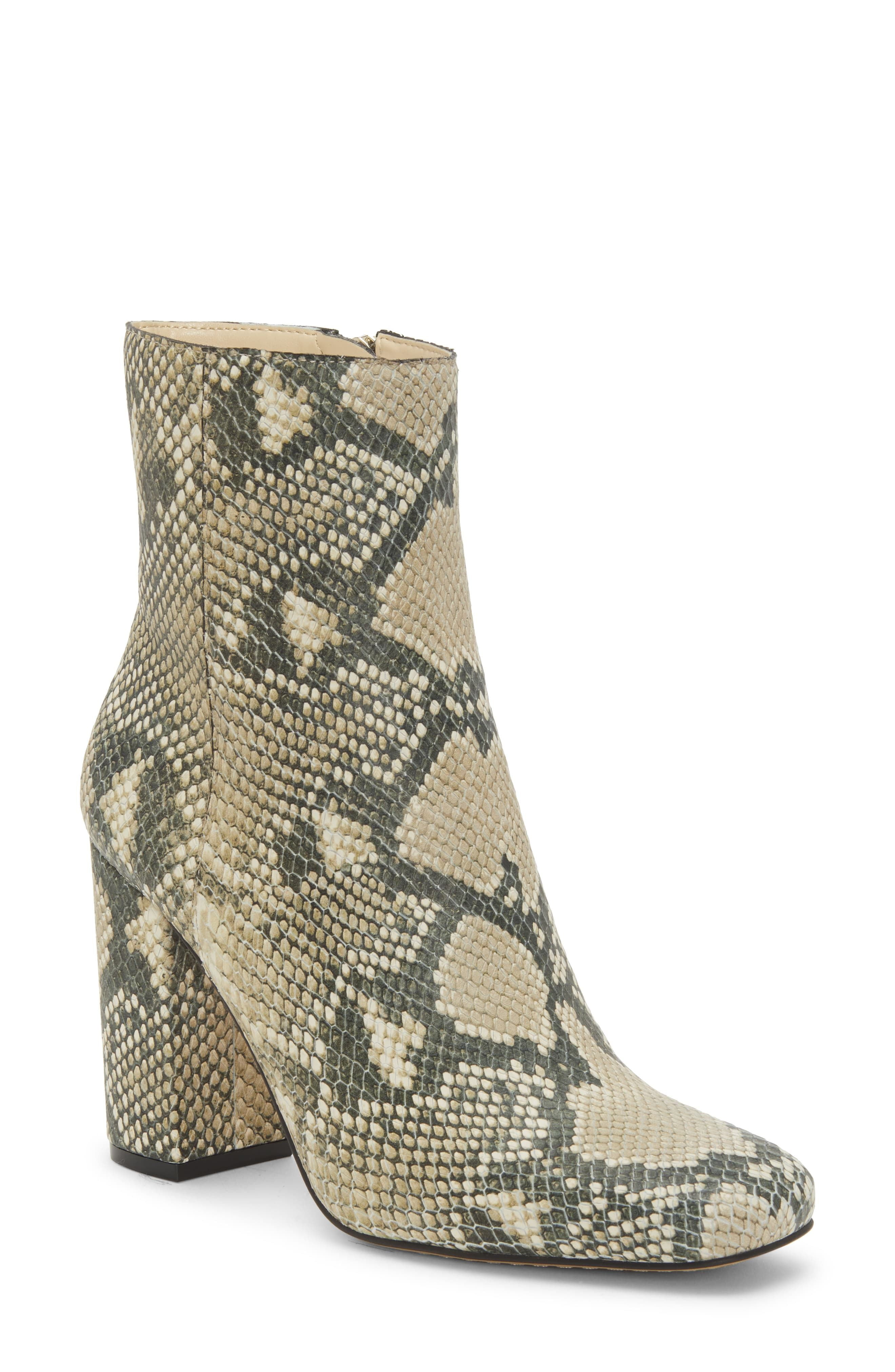 vince camuto square toe booties