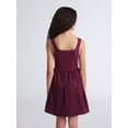 thumbnail image 5 of Weekend Academy Girls Square Neck Sleeveless Corset Dress, Sizes 4-18, 5 of 7
