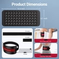 thumbnail image 4 of Comfytemp Portable Red Light Pad for Body, 14.4" x 6.1" Soft Fabric LED Wrap with Adjustable Straps for Back, Shoulder, Knee, Arm & Daily Relaxation, 4 of 9