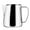Stainless Steel, variant on opvise Coffee Steaming Pitcher Food Grade Ergonomic Handle Milk Frothing Pitcher Stainless Steel V-shaped Stainless Steel 450ML