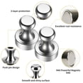 thumbnail image 4 of Alfileres magnéticos de níquel Imanes duraderos portátiles Ganchos Percha para oficina, 4 of 5