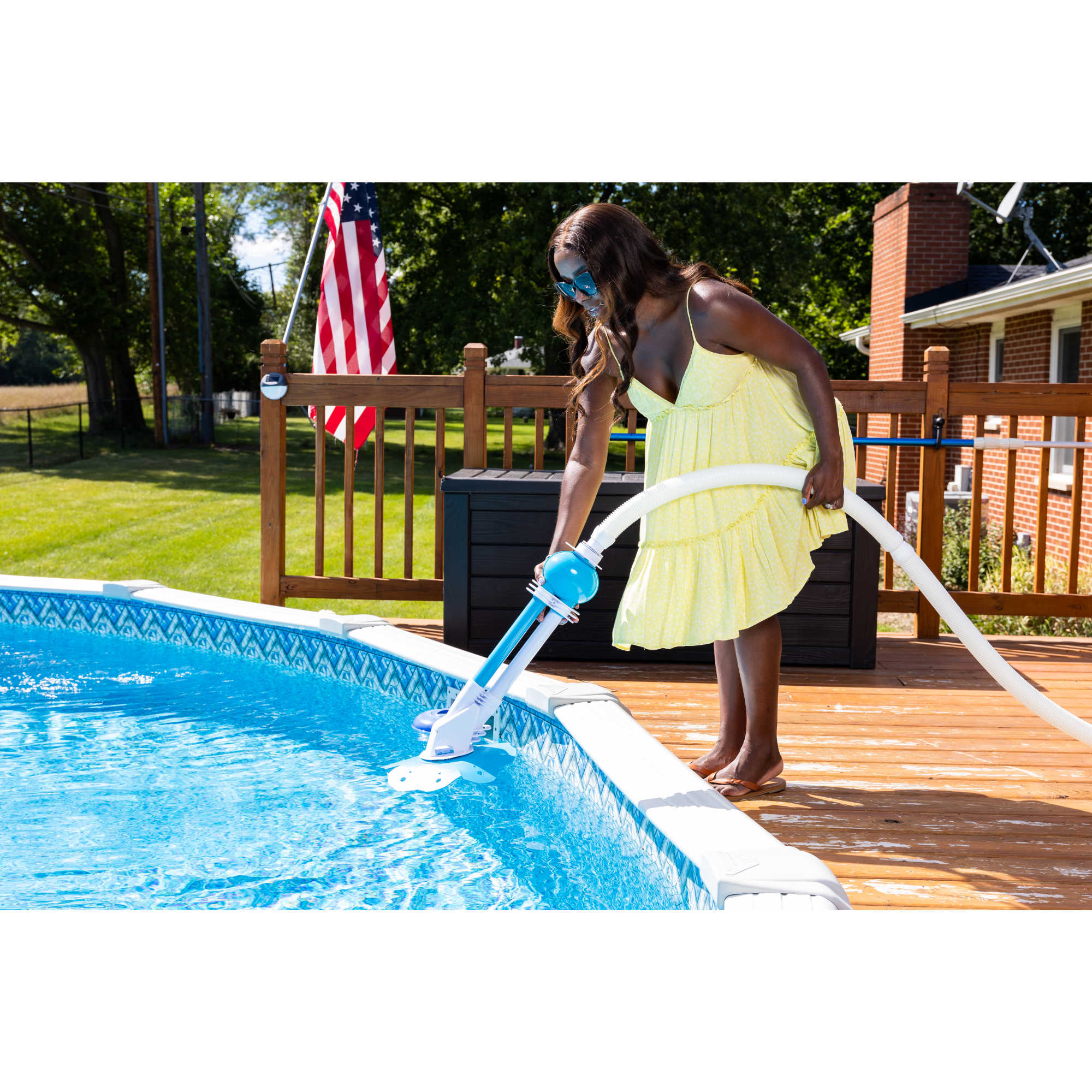 Blue Wave NE4375 Swim Time Hurriclean Automatic Above Ground Pool