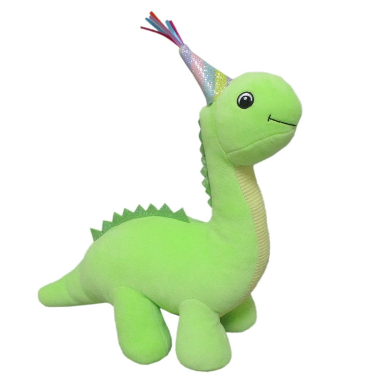 Walmart Toys | Celebrate Green Dinosaur 11 inch Plush Toy Collectible | Color: Green | Size: Osbb | Pelicanplay89's Closet