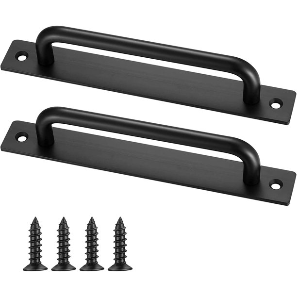 Door Pulls Handles, Black Sliding Grab Bar Doors Handles, Pull Push