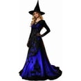 thumbnail image 2 of XinghaiYIDE Witch Dress for Women,Halloween Vampire Treehouse Thorns Witches Gothic Maxi Mesh Dresses, 2 of 4