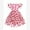 Pink Strawberry, variant on IBTOM CASTLE Kids Girls Princess Tulle Tutu Dress Flutter Sleeve Star Glitters Rainbow Birthday Party Pageant Summer Dresses 5-6 Years Hot Pink