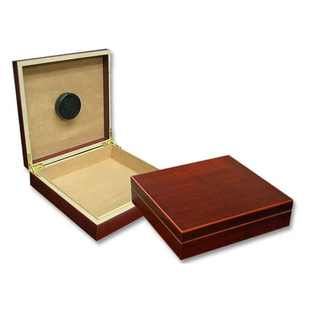 Prestige Import Group - The Chateau Small Humidor - Capacity: 20 Cigars - Color: