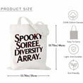 thumbnail image 2 of Spooky Soiree, Diversity Array. Fall Coffee Pumpkin Spice Latte Drinks Autumn Thanksgiving Canvas Bag 3Pcs, 2 of 5