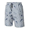 thumbnail image 4 of Fuzoiu Shells And Sand Print Men's Beach Shorts,Men's Swim Trunks,Quick Dry Board Shorts with Pockets,Men's Bathing Suits for Surfing, Running, and Casual Wear-X-Large, 4 of 6