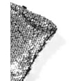 thumbnail image 4 of TxlixcChaleco femenino, blusa sin mangas y sin tirantes de lentejuelas y chaleco de verano, plateado, S / M / L / XL Txlixc  moda, 4 of 8