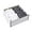 Black and White, variant on Mandala Crafts Prewound Bobbin Thread for Singer Kenmore Bernina Brother Janome Embroidery and Sewing Machine Class 15 SA156 144 PCs 60/2 Black