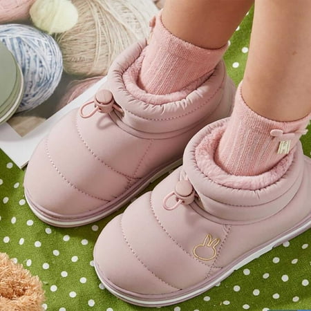 

Floleo Clearance Baby Boys Girls Shoes Infant Toddler Winter Warm Footwear Boots Non Slip Prewalker Children s Home Shoes