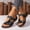Black, variant on Orthopedic Wedge Sandals for Women, Non-slip Soft Sole Casual Mules with Contrast Stitching, Lightweight Summer Slippers for Walking Black 41