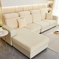 thumbnail image 6 of Guanhe Sofa Cover, Wear-Resistant Stretch Couch Cushion Slipcovers Replacement Universal Anti-Slip Sofa Covers for Living Room(Beige,M), 6 of 9