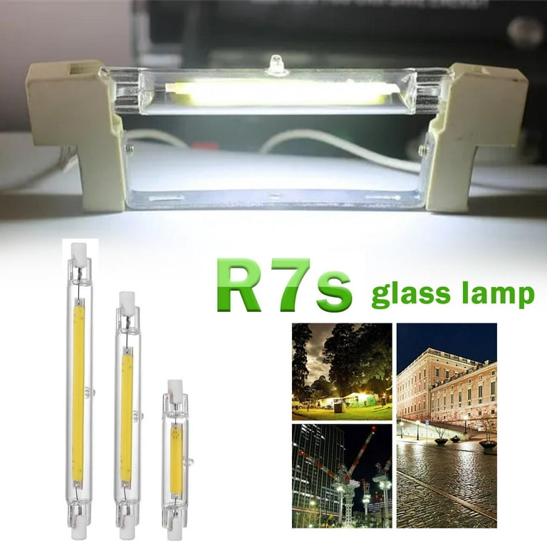 NEW LED R7S Glass Tube COB Bulb 78MM 5W 118MM 10W R7S Corn Lamp J78 J118  R6F3 